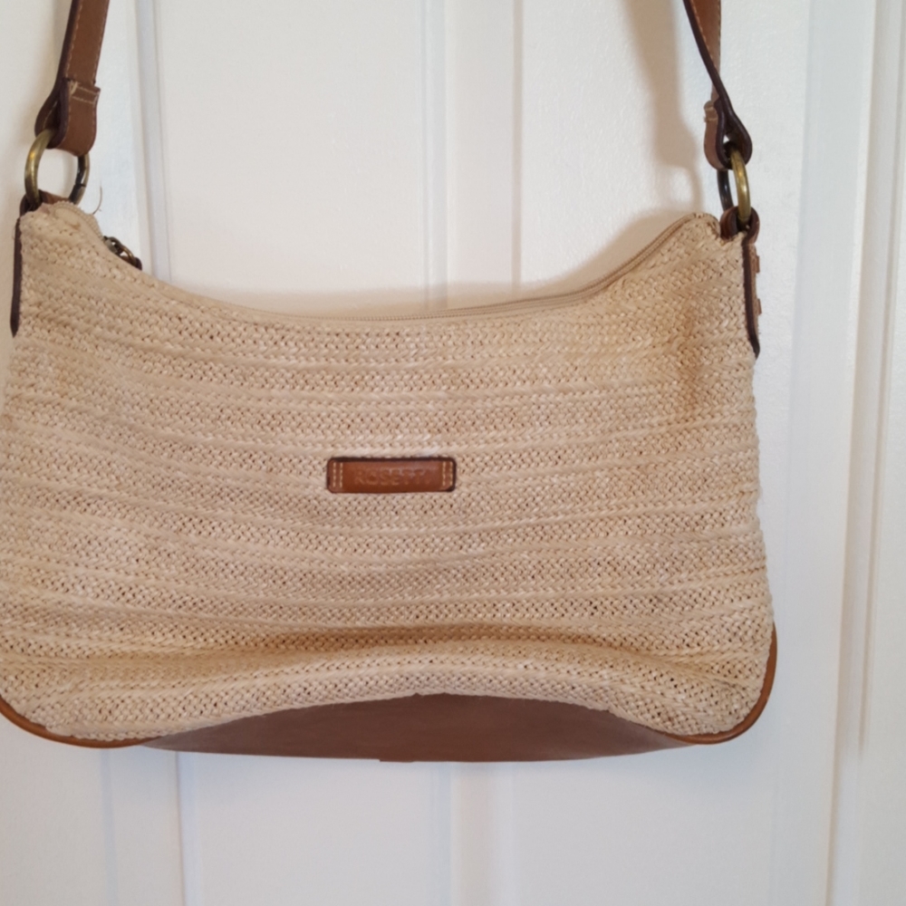 Rosetta purse with outside wallet